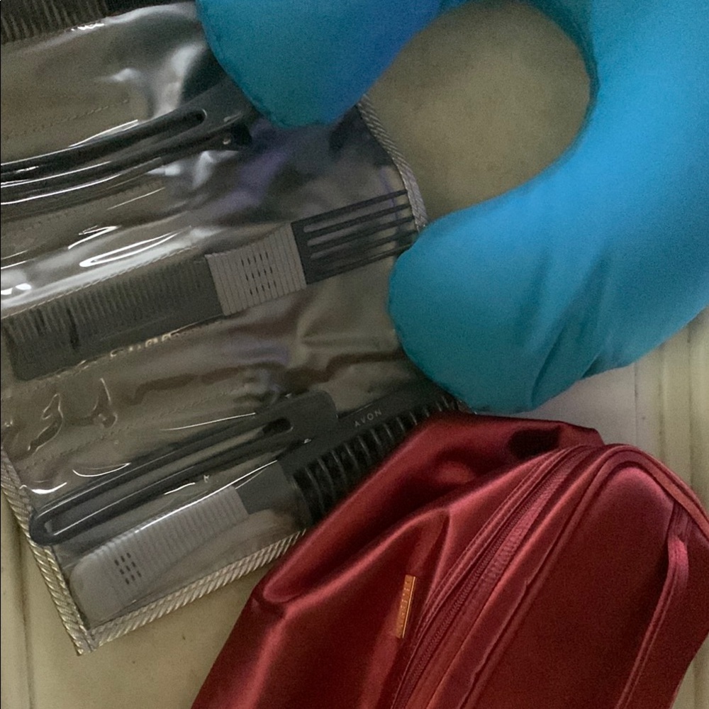 Travel Accessory Set with travel pillow